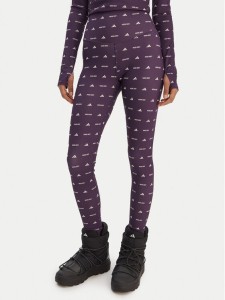 adidas Legginsy Moon Boot JM1102 Fioletowy Slim Fit