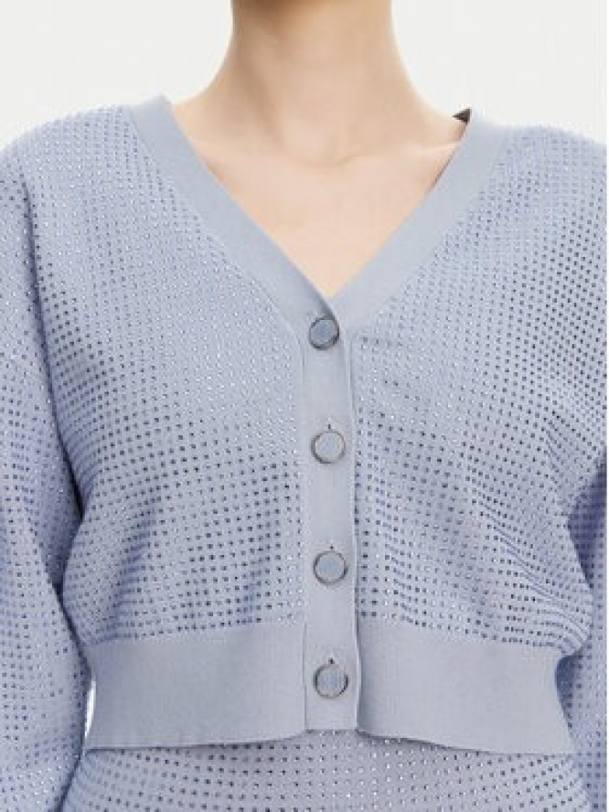 Guess Kardigan W5GR08 Z3MN2 Niebieski Regular Fit