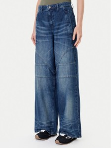 Guess Jeansy W5YA2F D5R0D Niebieski Baggy Fit