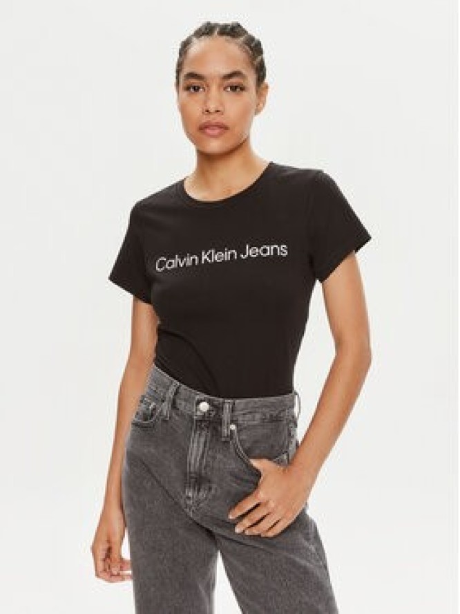 Calvin Klein Jeans Komplet t-shirtów J20J220161 Czarny Slim Fit