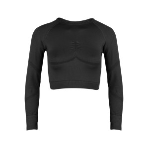 Longsleeve fitness damski Beshaped Power Up! bezszwowy