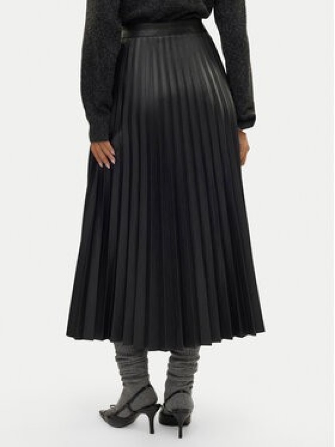 Vero Moda Spódnica z imitacji skóry Bella Holly 10319036 Czarny Regular Fit