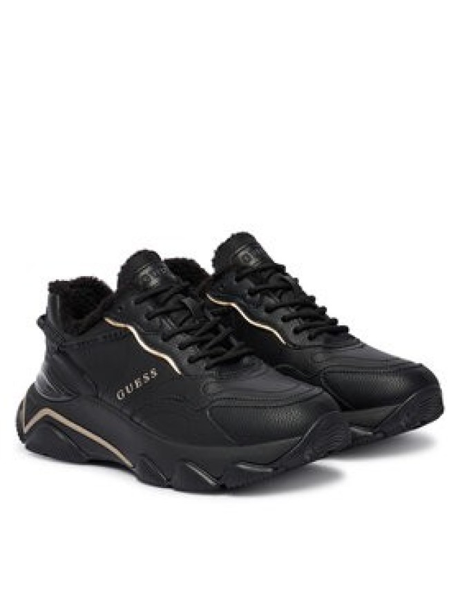 Guess Sneakersy FLFMI4 ELE12 Czarny