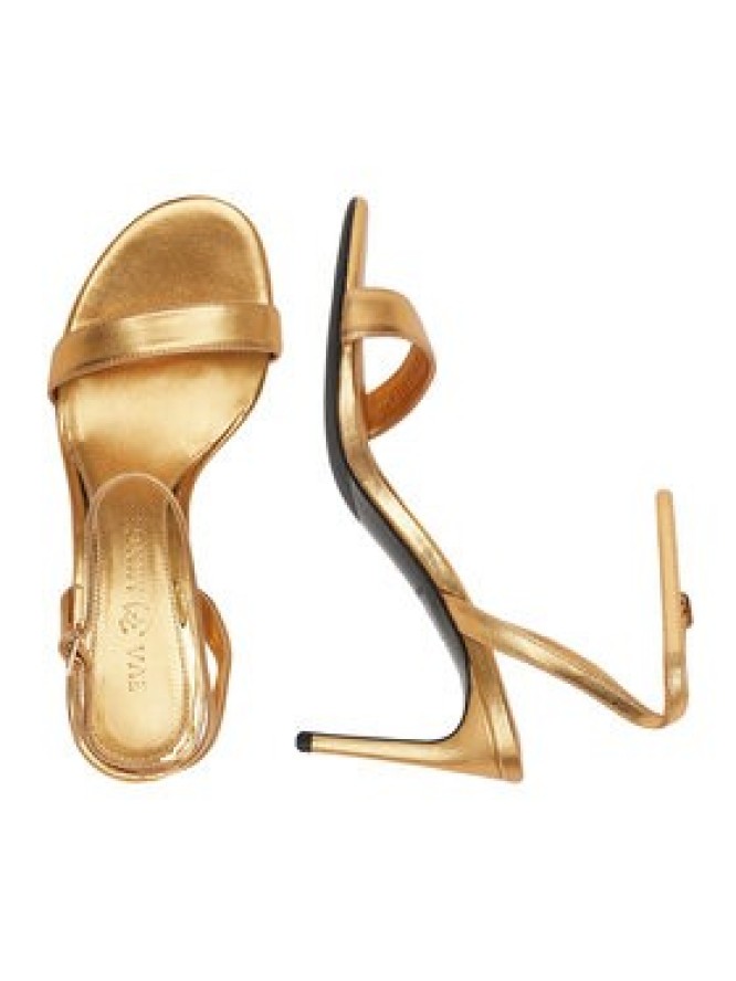 Eva Minge Sandały AGERATUM-LT133-6 Złoty
