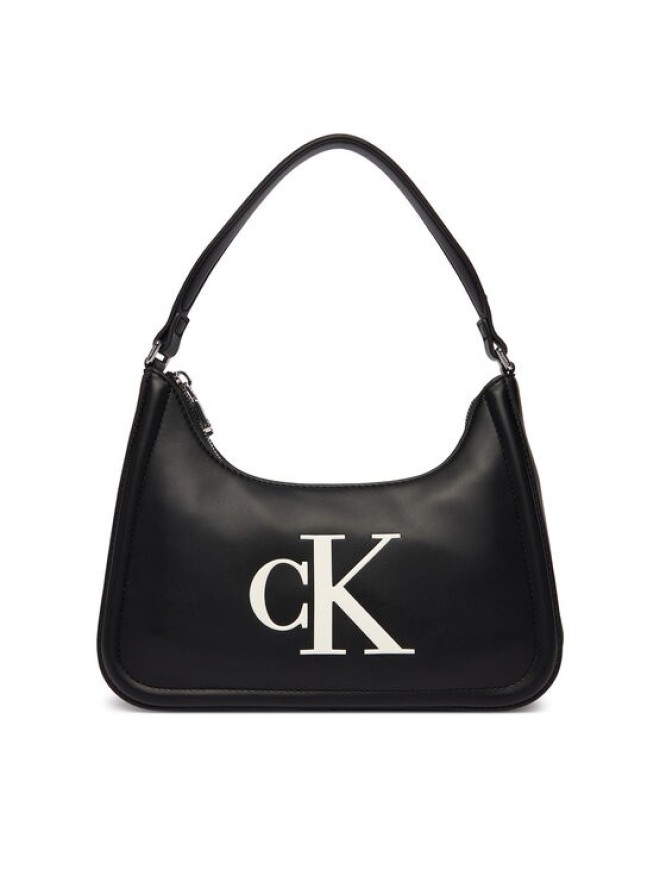 Calvin Klein Torebka Bold Ck Small Shoulder Bag LV04F3230G Czarny