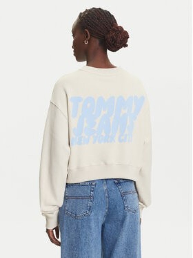 Tommy Jeans Bluza DW0DW21345 Beżowy Relaxed Fit
