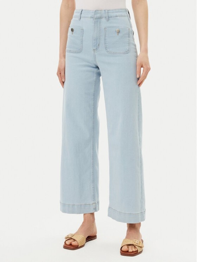 Vero Moda Jeansy Kayla 10328192 Niebieski Wide Leg