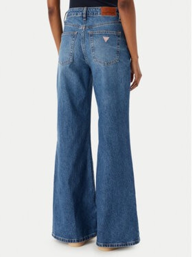 Guess Jeans Jeansy W6RA0R D6334 Niebieski Wide Leg