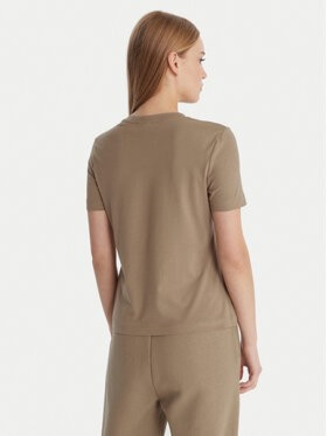 Guess T-Shirt V6RI07 J1314 Beżowy Regular Fit