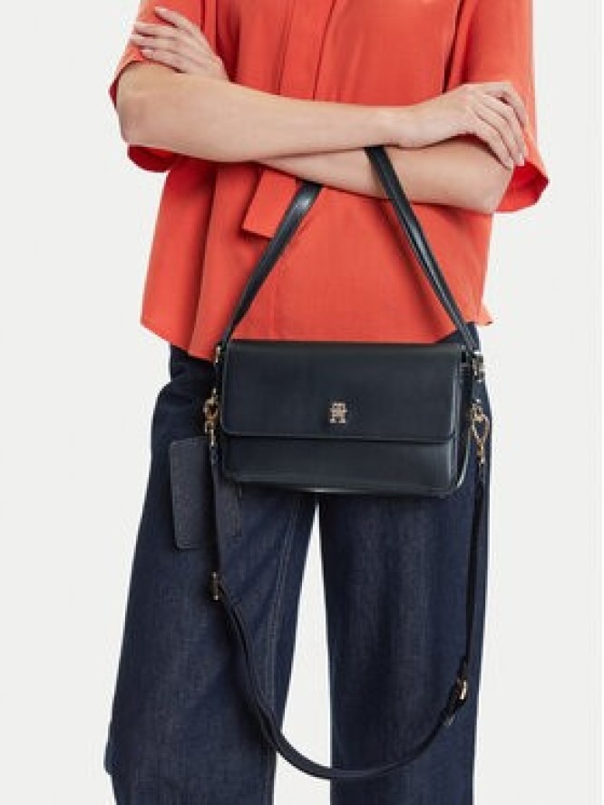 Tommy Hilfiger Torebka Th Distinct Conv Crossover AW0AW17219 Granatowy