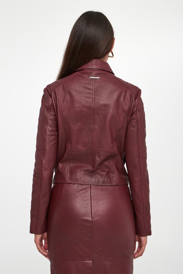 Kurtka damska skórzana ramoneska ARMANI EXCHANGE