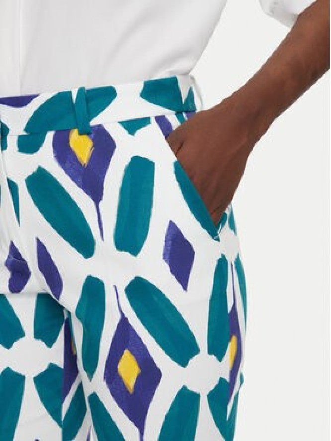 Luisa Spagnoli Spodnie materiałowe Asterisco 542057 Niebieski Regular Fit