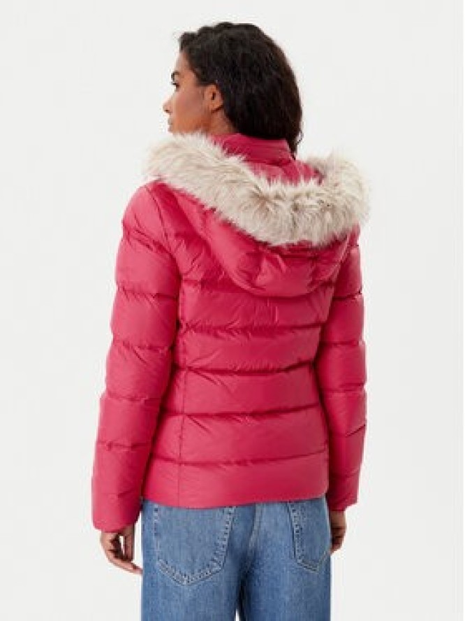 Tommy Jeans Kurtka puchowa Basic DW0DW18312 Czerwony Slim Fit