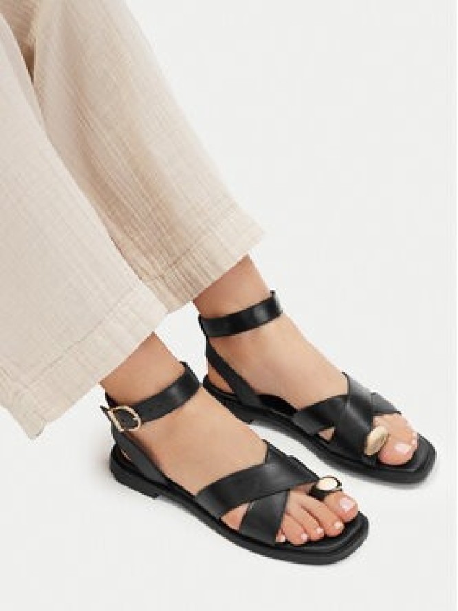 Beverly Hills Polo Club Sandały EO-WI16-ALYSHA-04 Czarny