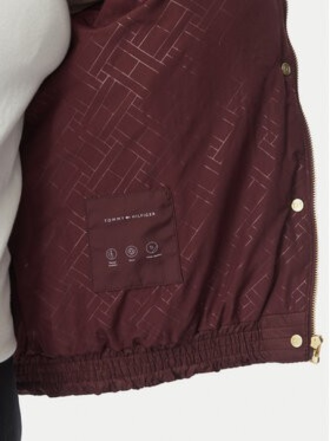 Tommy Hilfiger Kurtka puchowa WW0WW49855 Bordowy Regular Fit