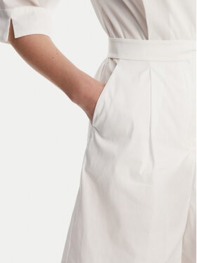 Max Mara Beachwear Kombinezon Canard 2516241019 Biały Regular Fit