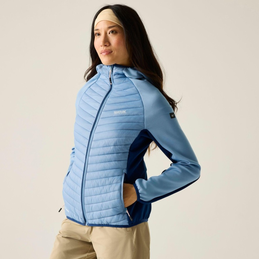 Damska Andreson Stretch Water-Resistlent Hybrid quilted Jacket