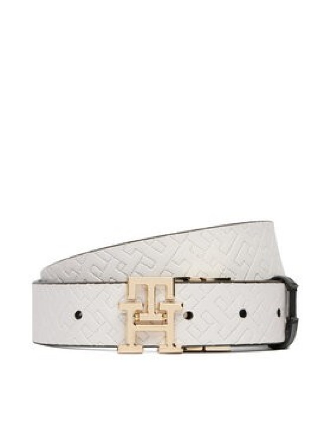 Tommy Hilfiger Pasek Damski Th Logo 3.0 Rev Mono AW0AW18019 Czarny