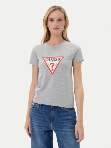 Guess Jeans T-Shirt W4YI04 J1314 Szary Slim Fit