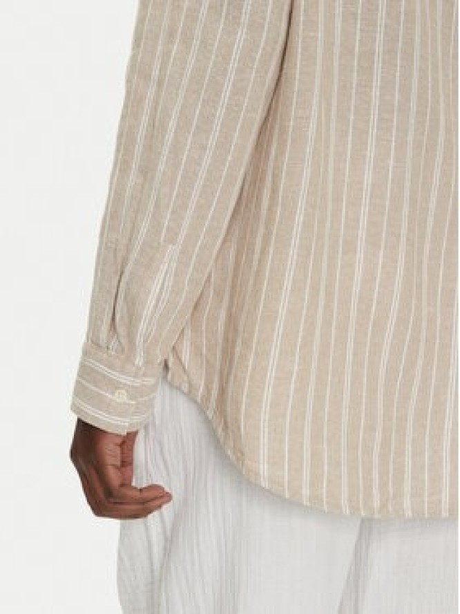 Gap Koszula 885287-13 Beżowy Regular Fit