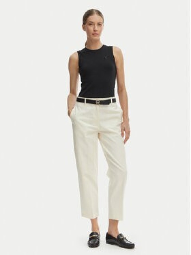 Tommy Hilfiger Top WW0WW47806 Czarny Slim Fit