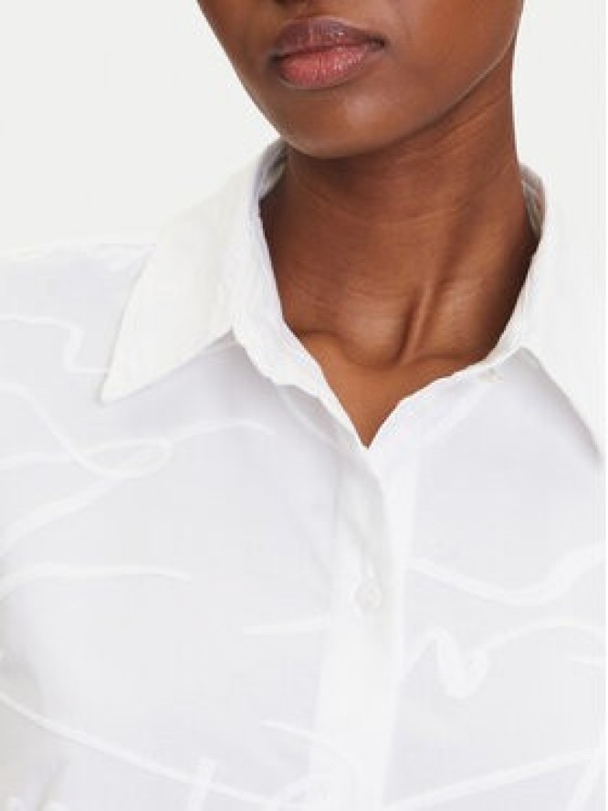 KARL LAGERFELD Koszula A3W11021 Biały Regular Fit