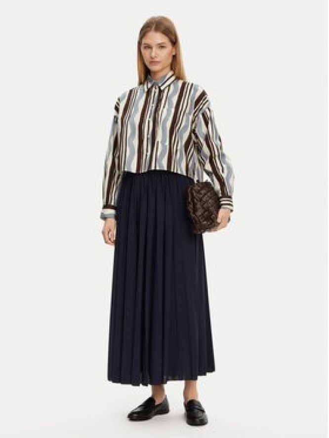 Weekend Max Mara Spódnica plisowana Bleu 2515771031 Granatowy Regular Fit