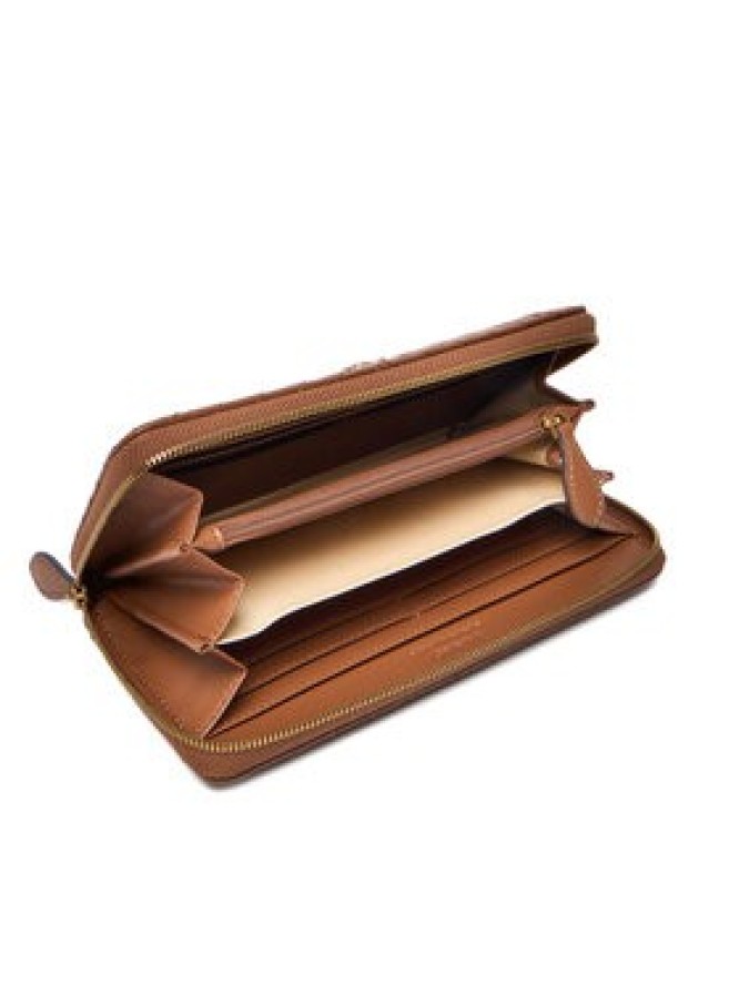 PINKO Portfel Ryder Zip Around AI 25-26 PCPL 100250 A0GK Brązowy