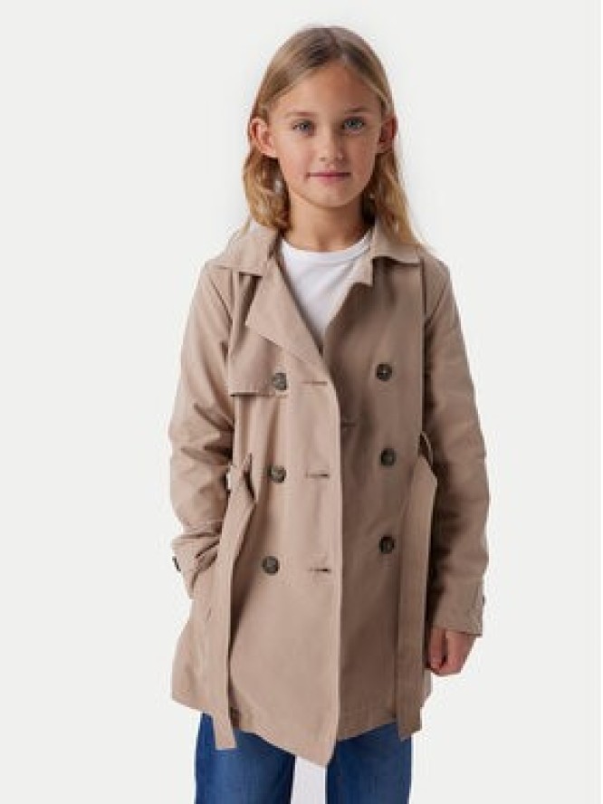 NAME IT Trencz Madelin 13237537 Beżowy Regular Fit