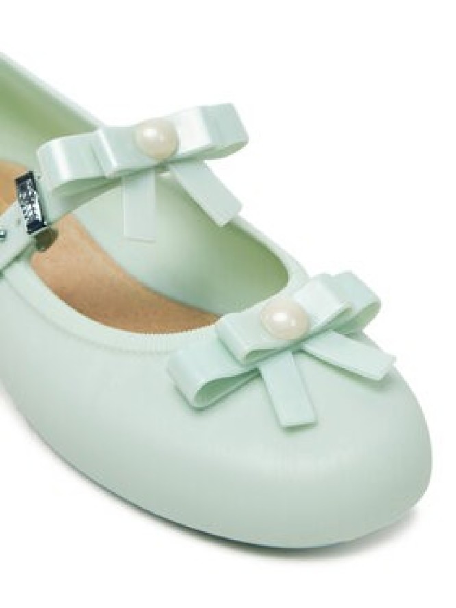 Melissa Baleriny Melissa Soft Ballerina Bow Ad M 35971 Zielony