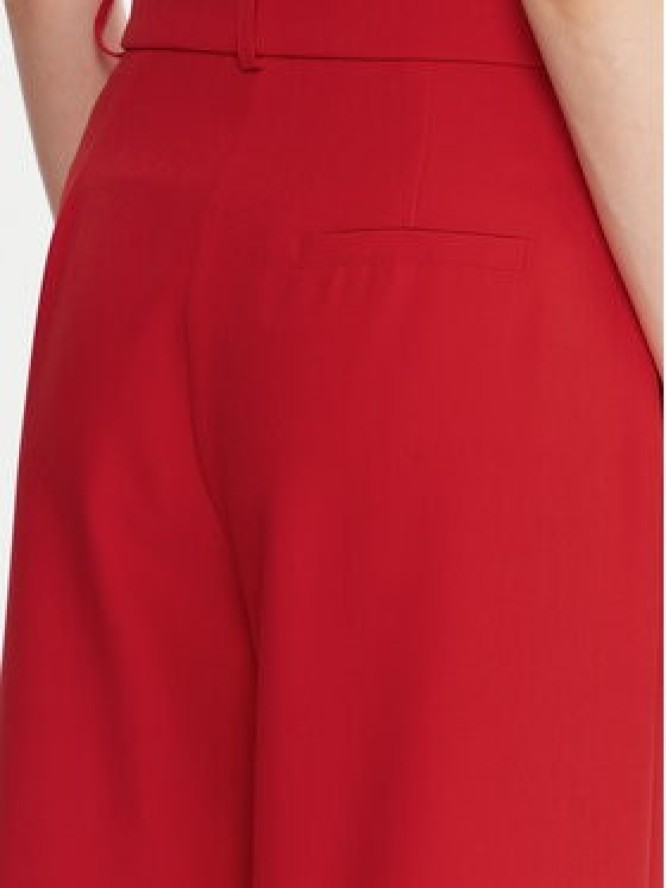 Maryley Spodnie materiałowe 25IB579/43MA Czerwony Regular Fit