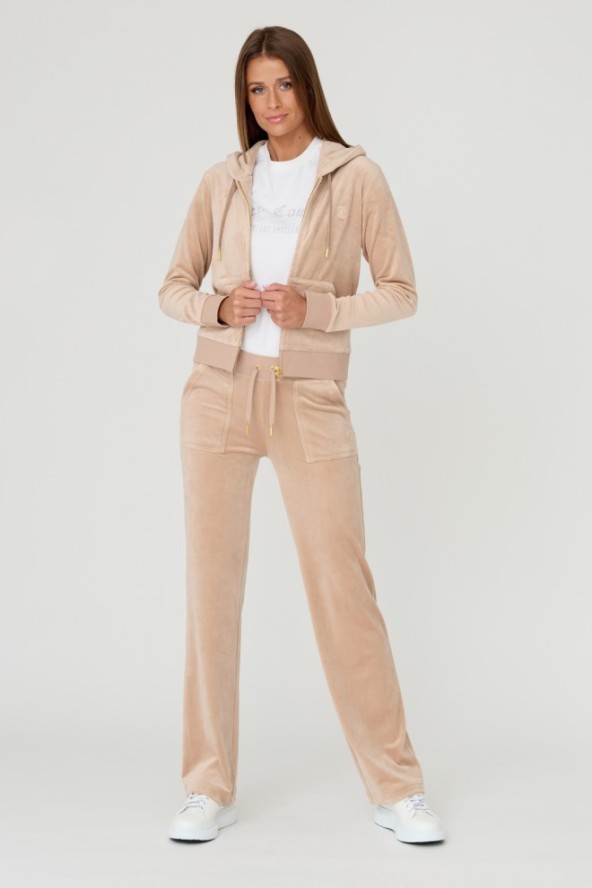 JUICY COUTURE Beżowa damska bluza Robertson, Rozmiar XL