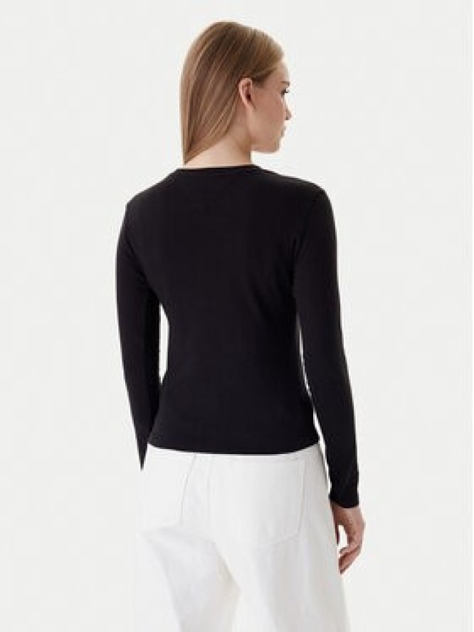 Tommy Jeans Bluzka Essential DW0DW21844 Czarny Regular Fit