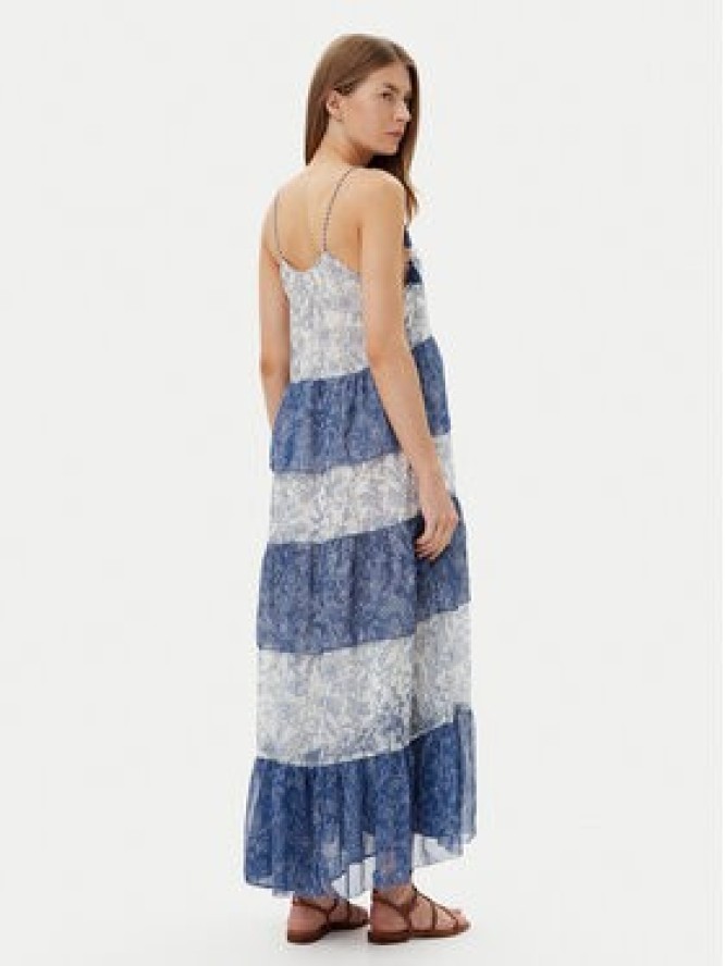 Pepe Jeans Sukienka letnia PL953739 Niebieski Loose Fit