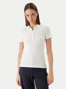 Gant Polo 4201535 Biały Slim Fit
