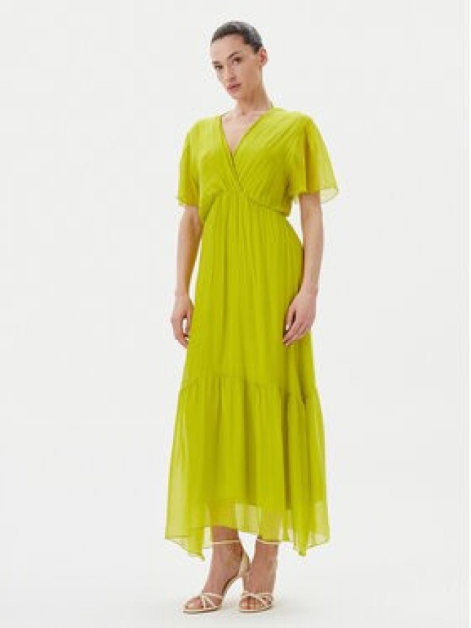 Haveone Sukienka letnia AFF-N006 Zielony Loose Fit