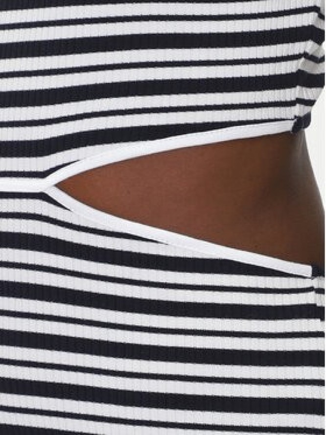 EA7 Emporio Armani Sukienka dzianinowa 7W000301 AF12654 FB101 Biały