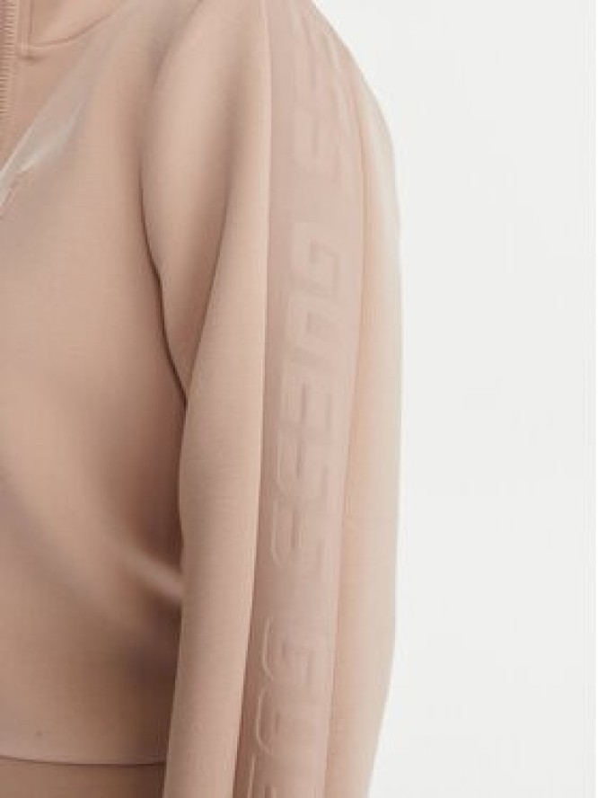 Guess Bluza V2YQ17 K7UW2 Beżowy Regular Fit