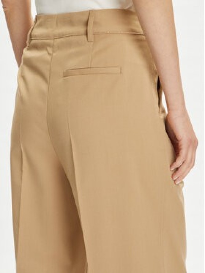 Marc O'Polo Spodnie materiałowe 508 0062 10135 Beżowy Wide Fit