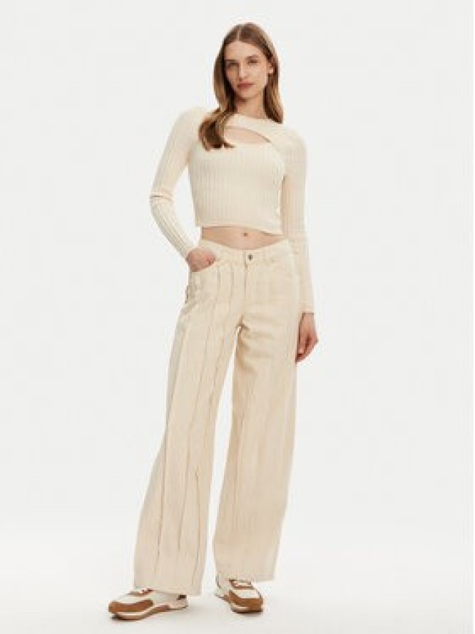 JJXX Jeansy Elly 12279661 Écru Wide Leg
