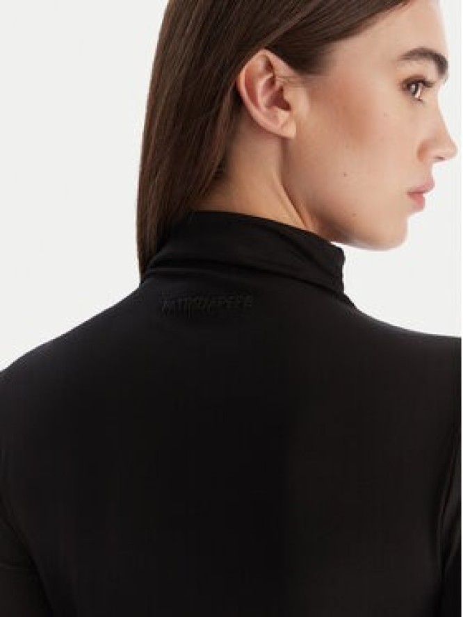 Patrizia Pepe Sukienka wieczorowa 2A2968 J338 Czarny Regular Fit