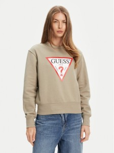 Guess Bluza W2YQ16 KBA11 Khaki Regular Fit