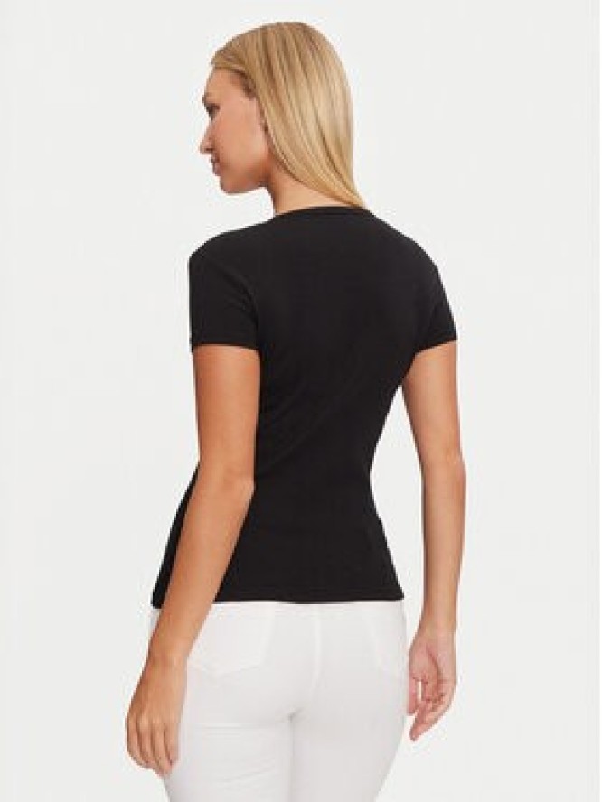 Guess T-Shirt V4BI16 KCIV1 Czarny Regular Fit
