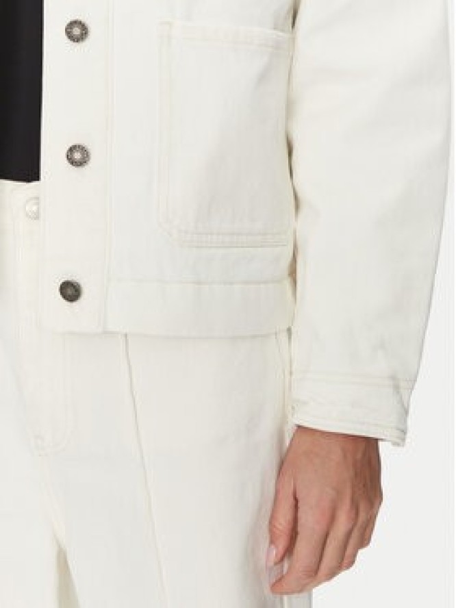 Guess Jeans Kurtka jeansowa W4BN65 D5J31 Biały Regular Fit