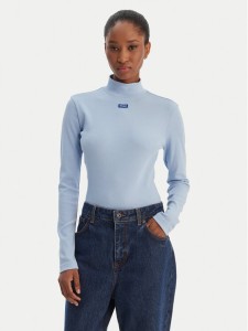 HUGO Golf Easy 50525318 Błękitny Slim Fit