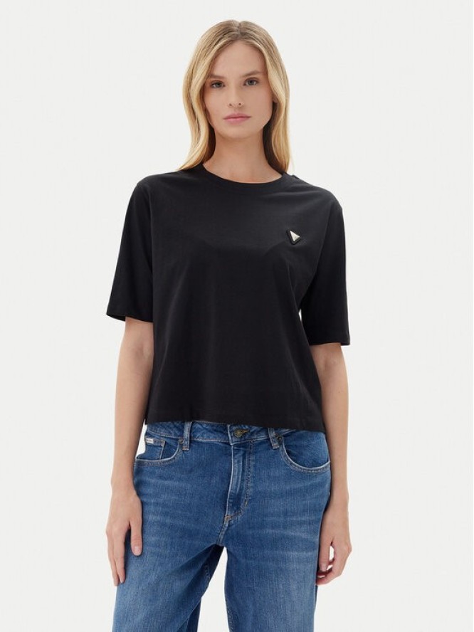 Guess T-Shirt V4BI21 I3Z14 Czarny Relaxed Fit