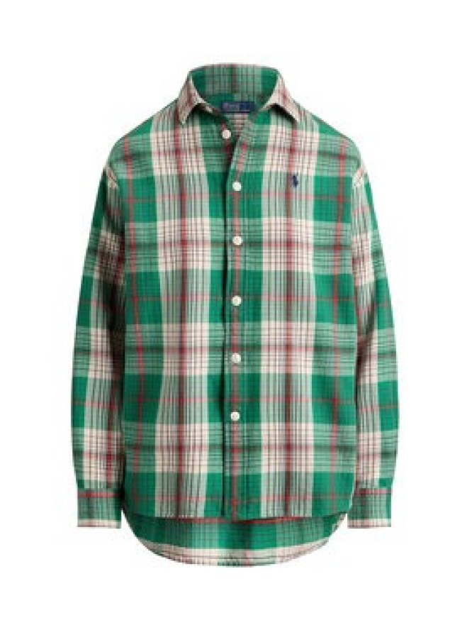 Polo Ralph Lauren Koszula 211971515503 Zielony Relaxed Fit