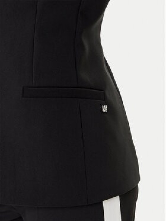 HUGO Marynarka Alirani 50542616 001 Czarny Regular Fit