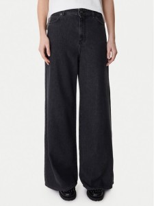 Weekend Max Mara Jeansy Vega 2615181041 Czarny Wide Leg