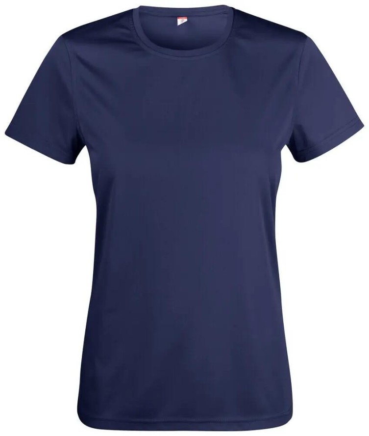 clique Basic Active-T Women — damska koszulka interlock 100% poliester, dark